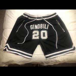 Custom San Antonio Spurs Jersey Shorts